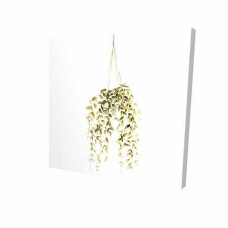 FONDO 16 x 16 in. Hanging Plant-Print on Canvas FO2789250